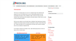 Desktop Screenshot of bidw.org